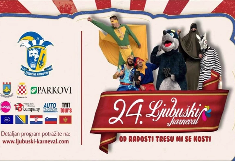 Luda zabava u Ljubuškom - poznat program 24. Karnevala