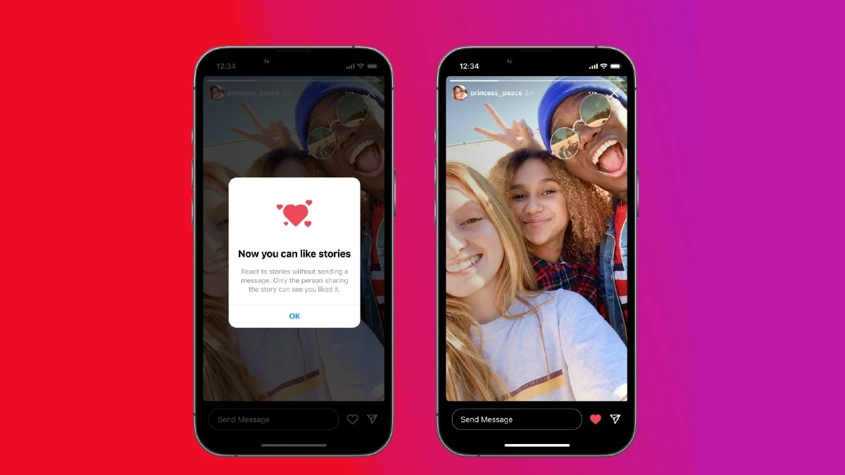 Instagram story možete lajkati i bez slanja privatne poruke!