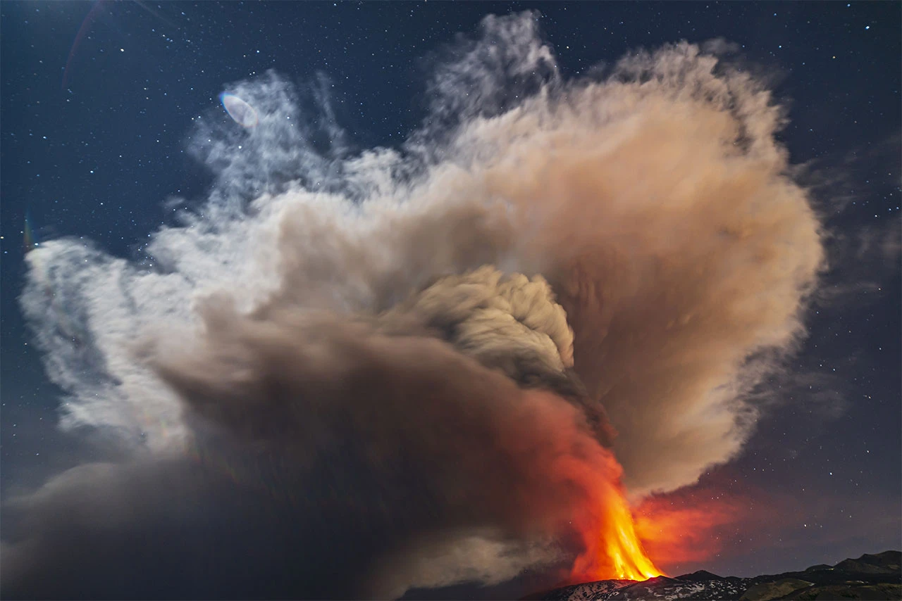 Pogledajte slike erupcije Etne