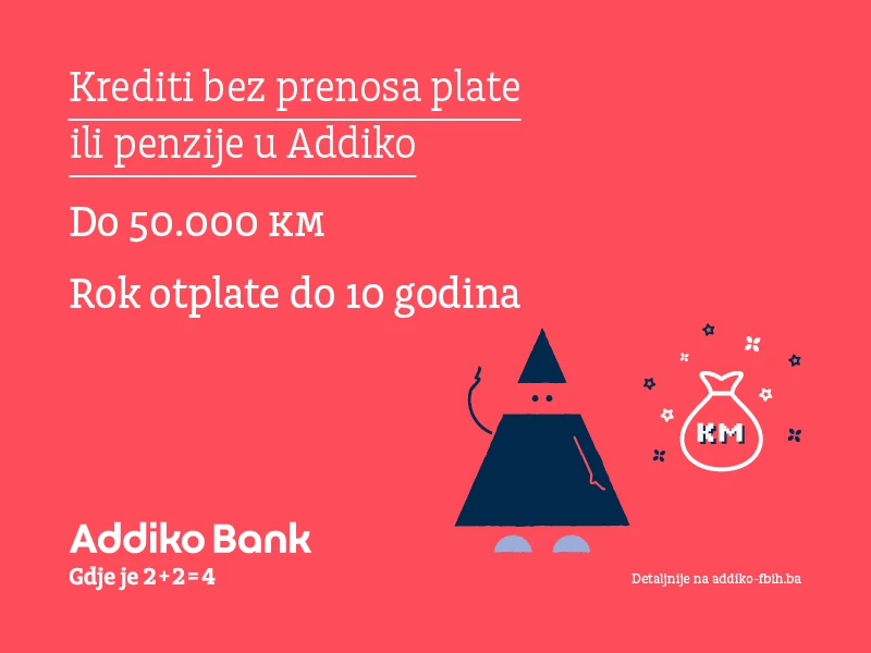 Brzo i jednostavno do dodatne gotovine uz Addiko Blic gotovinske kredite