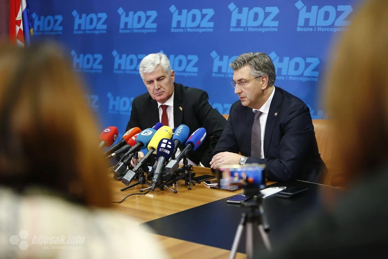 U Mostaru zajednička sjednica HDZ-a BiH i Hrvatske