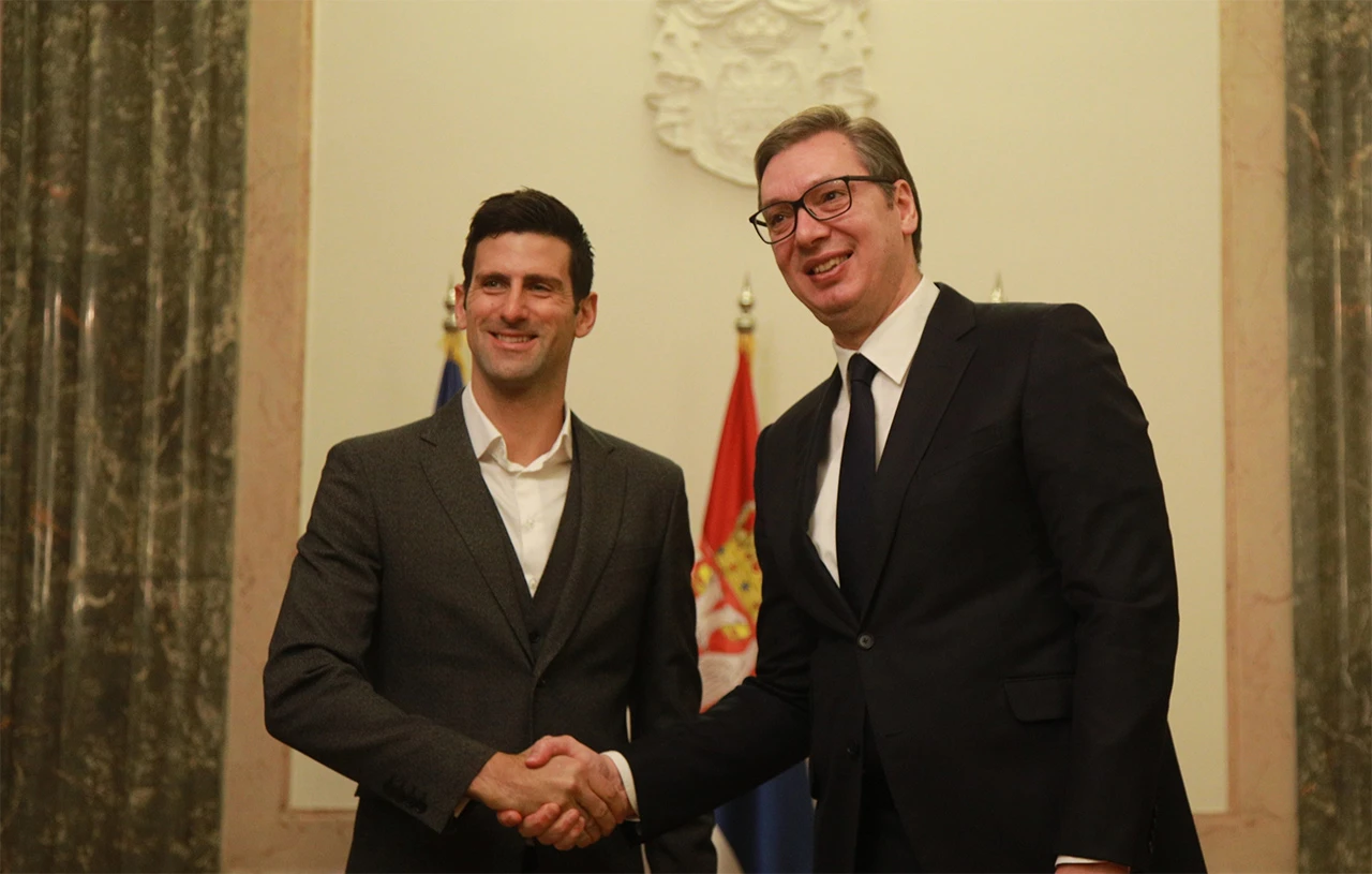 Vučić se zahvalio Đokoviću što je časno i hrabro proslavio Srbiju