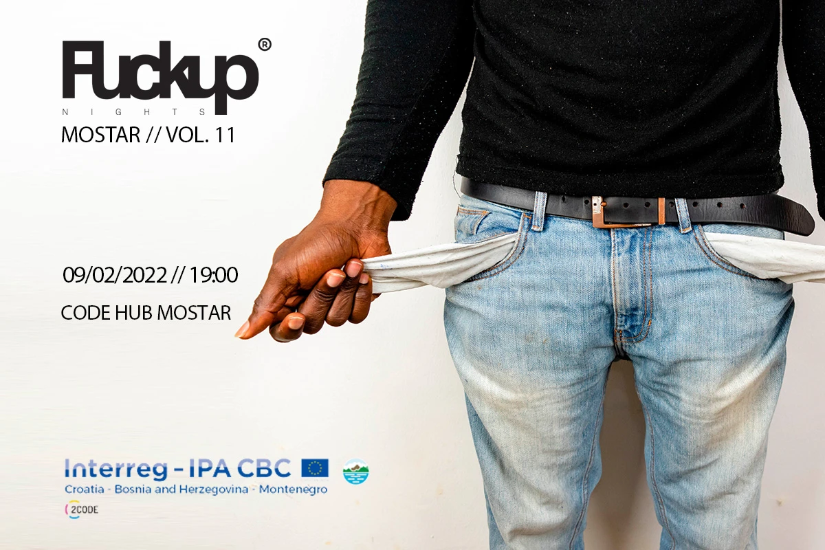 Fuckup Nights Mostar Vol. 11: IT sektor predstavljen u novom ruhu