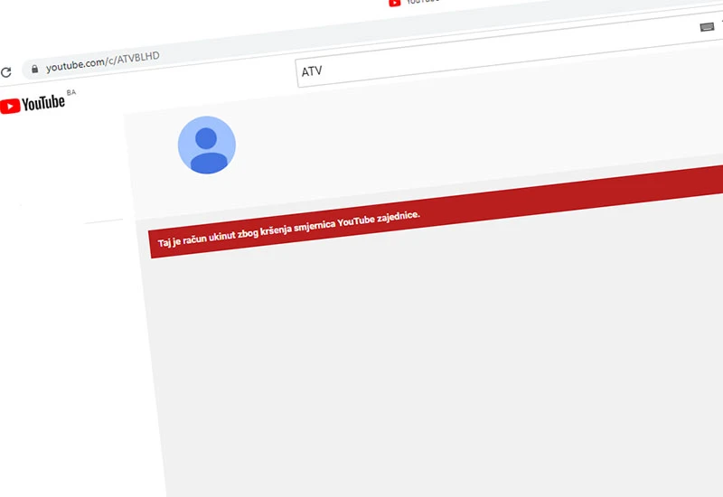 YouTube 'izbrisao' Alternativnu televiziju