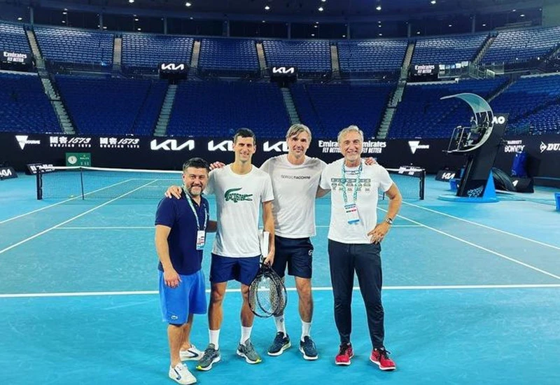 Obitelj Đoković održala pressicu, a Novak odradio trening