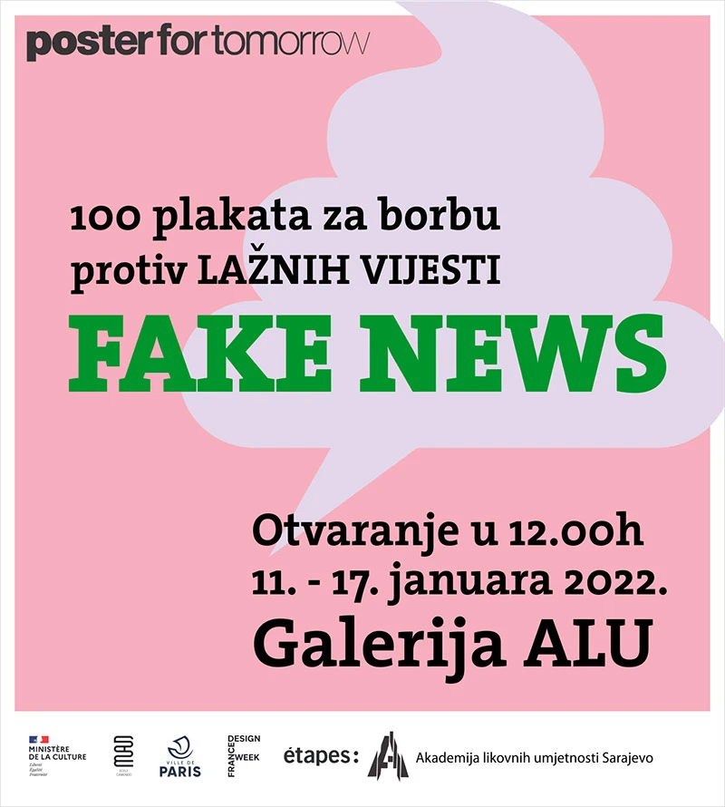 Izložba 100 plakata o lažnim vijestima