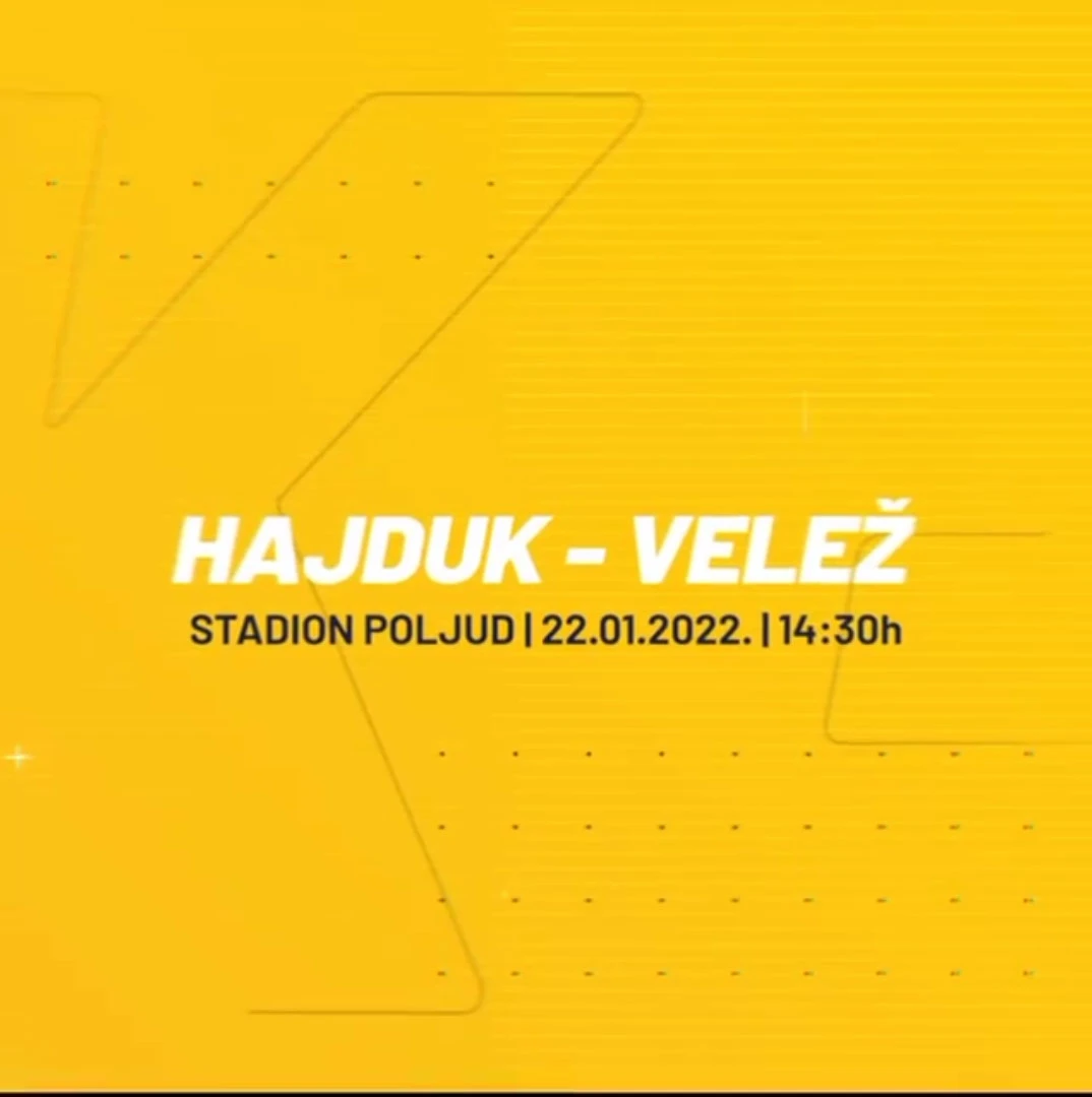 Velež na Poljudu igra prijateljsku utakmicu sa Hajdukom