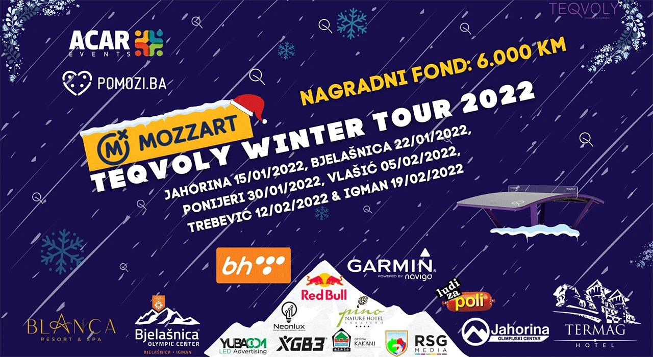 "Mozzart Teqvoly Winter Tour" na šest bh. planina, “sport budućnosti” koji osvaja srca