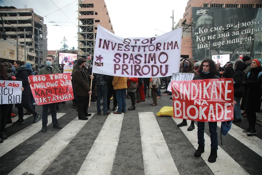 Traži se obustava istraživanja: Prosvjed i blokada prometnica u Srbiji 