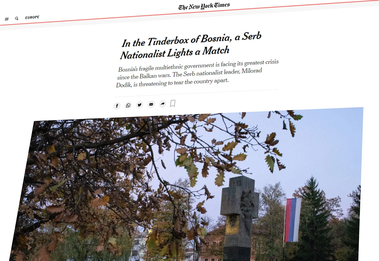 New York Times se raspisao o Dodiku