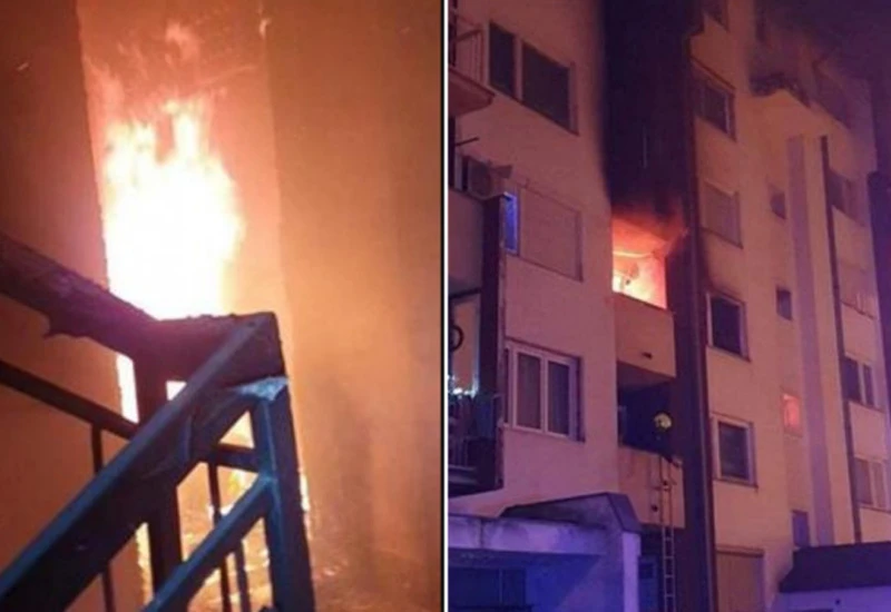 U požaru u stambenoj zgradi smrtno stradale dvije osobe