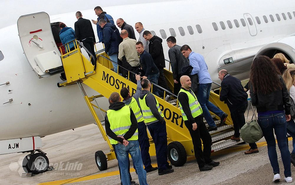 Mostarski aerodrom u 2021.: 102 leta i 1.944 putnika