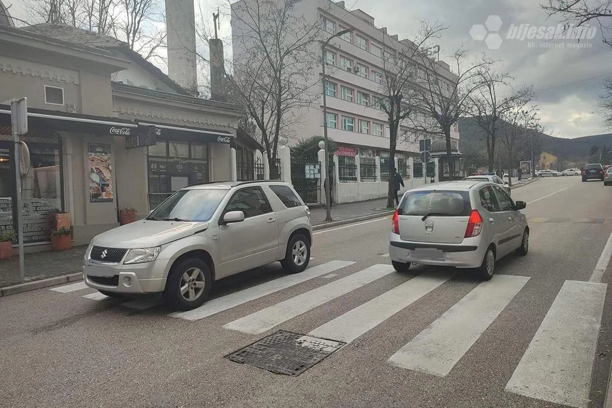 Prometna u Mostaru: Pješakinja zadobila teže ozljede