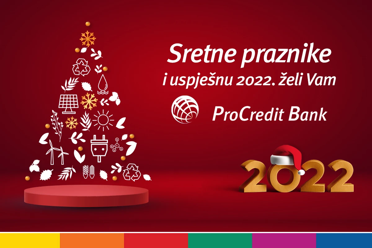 Zahvalnica ProCredit Banke klijentima i klijenticama i partnerima