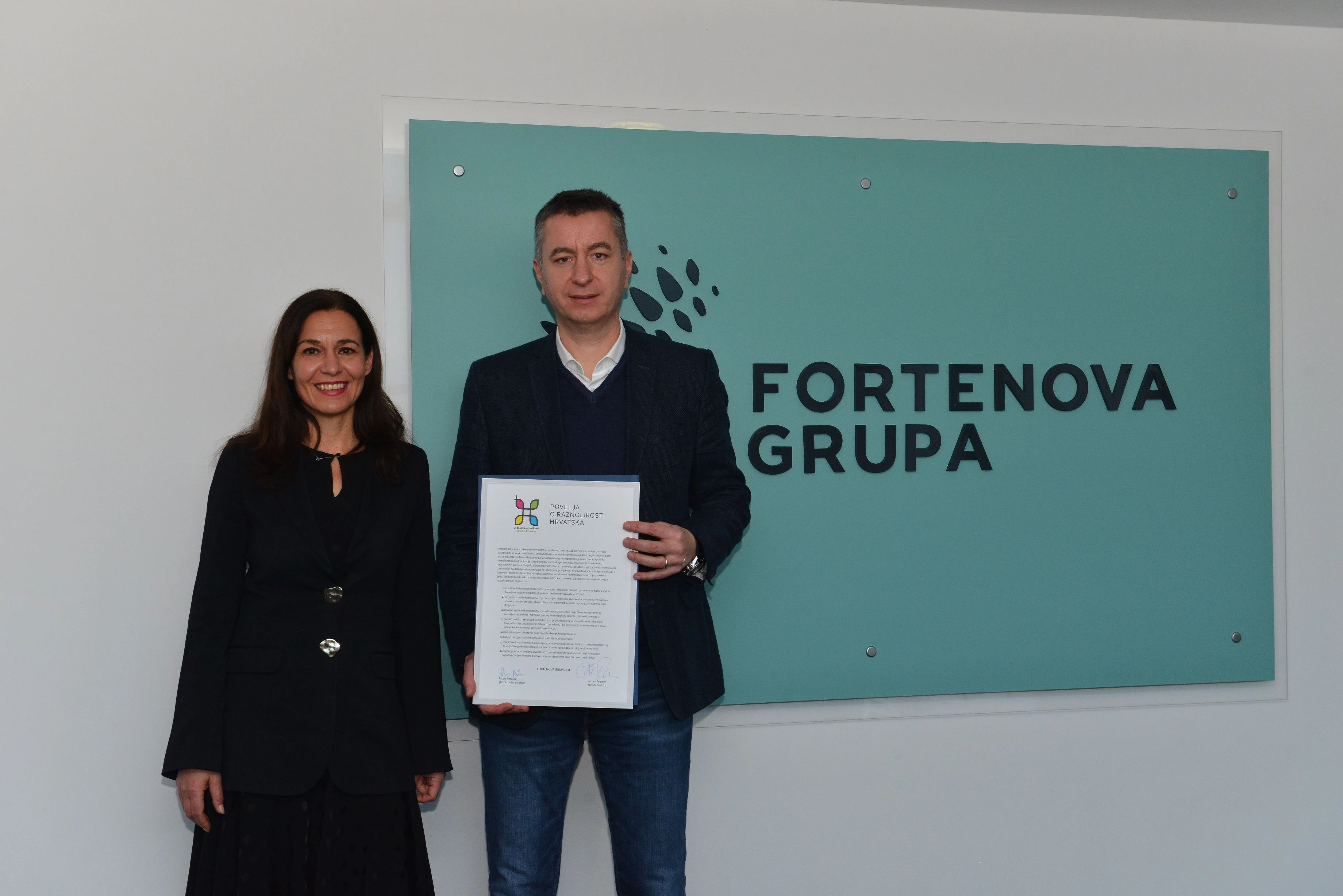 Fortenova grupa potpisala Povelju o raznolikosti