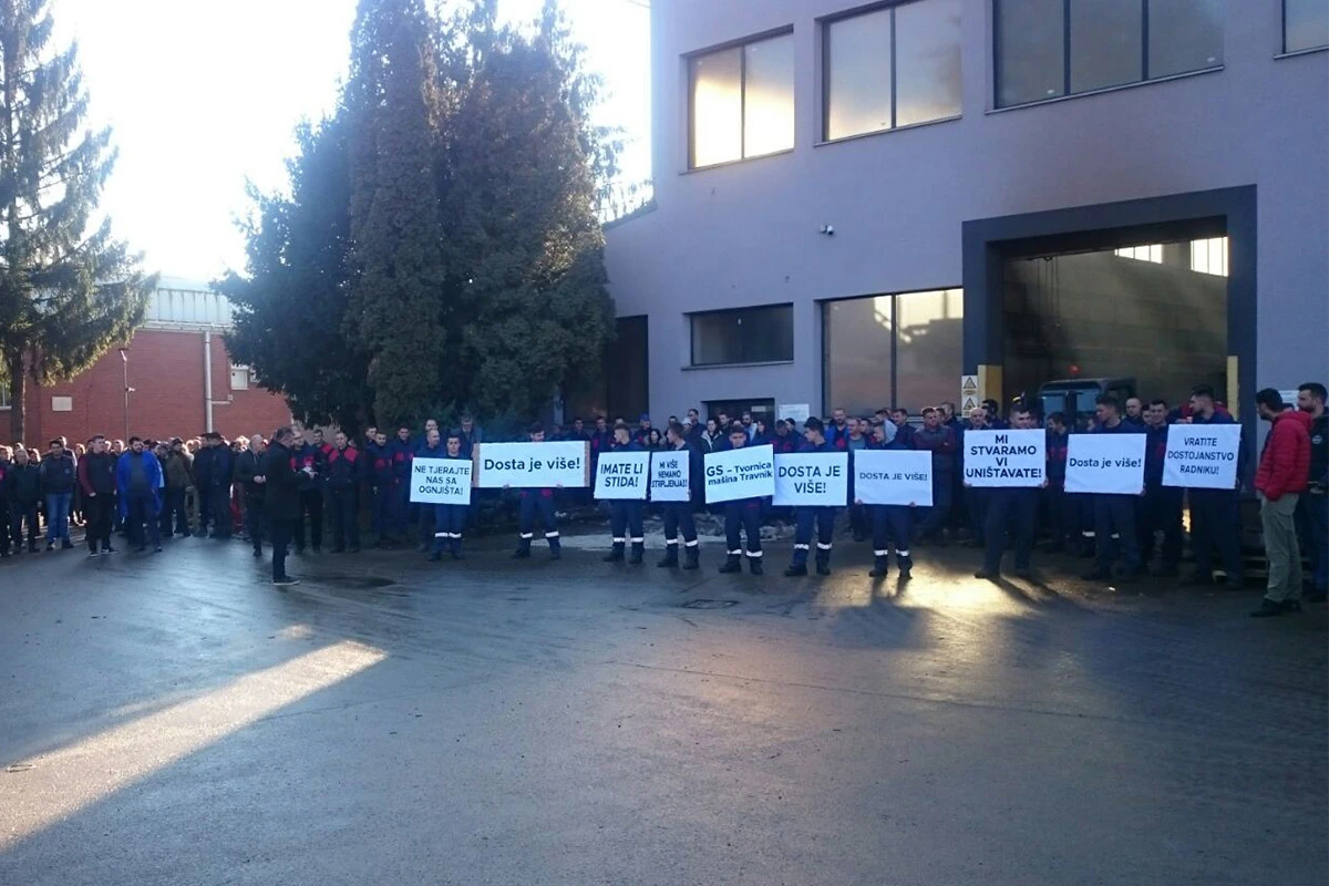 Radnici kompanija prosvjedovali zbog poskupljenja struje