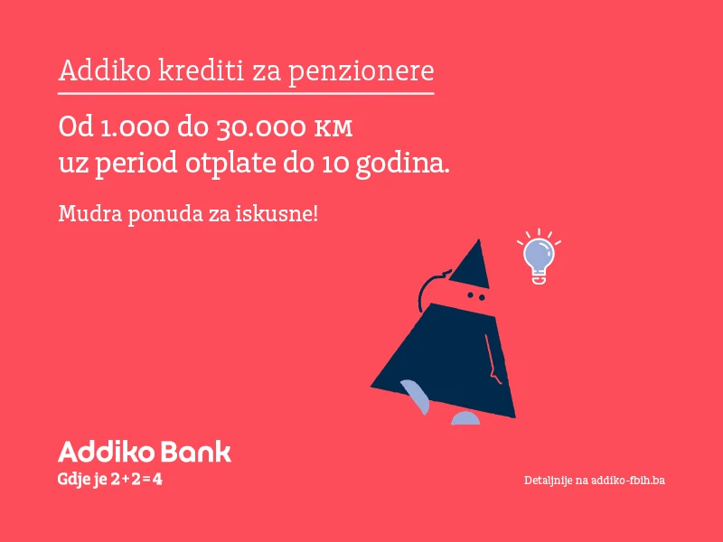 Addiko krediti za umirovljenike – mudra ponuda za iskusne