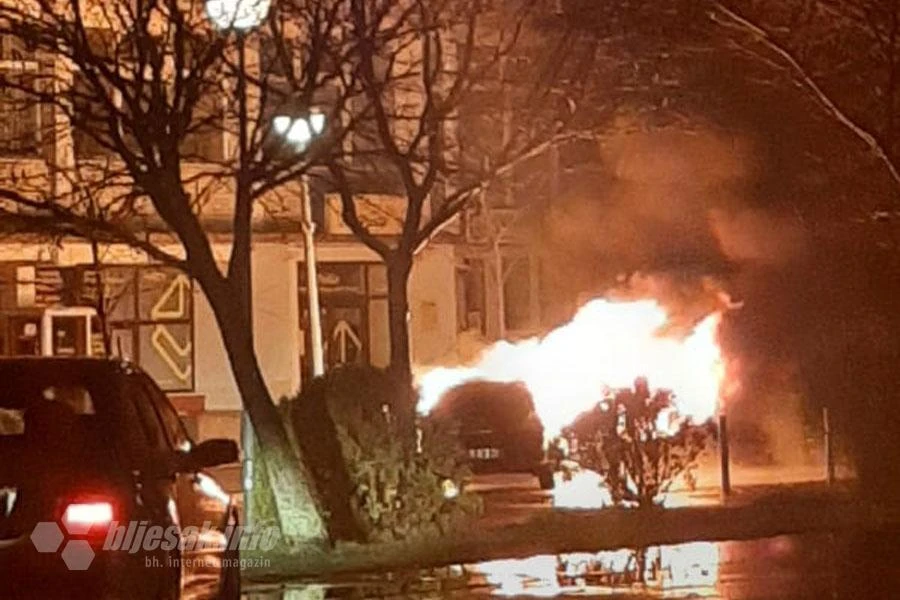 Posušje: Zapalio se automobil
