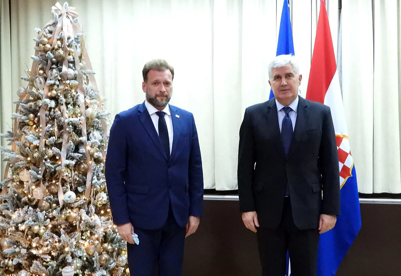 Čović ugostio Banožića pa poručio: Hrvati su pretpostavka stabilne BiH