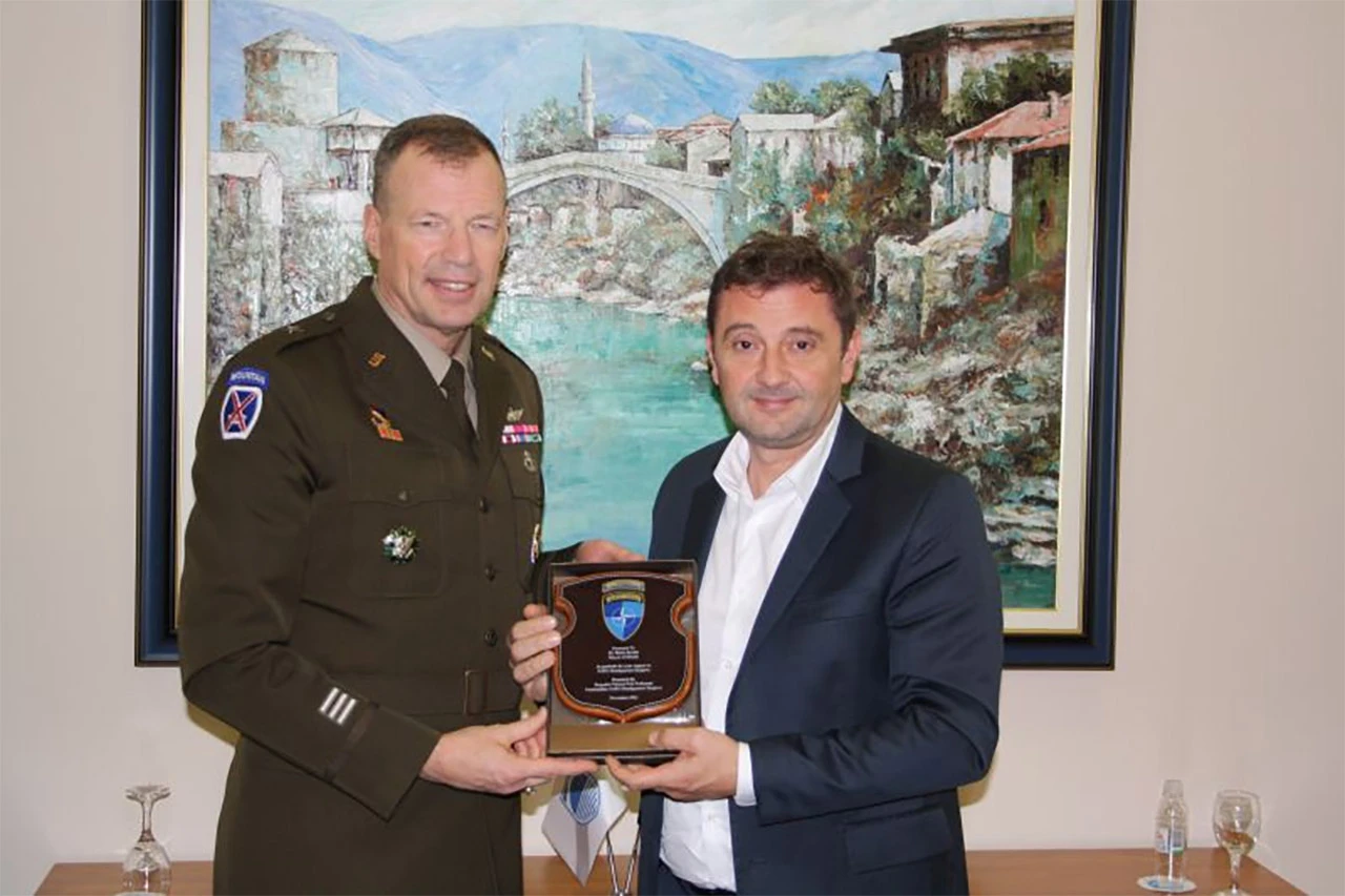 Kordić primio u oproštajni posjet zapovjednika NATO-a u BiH