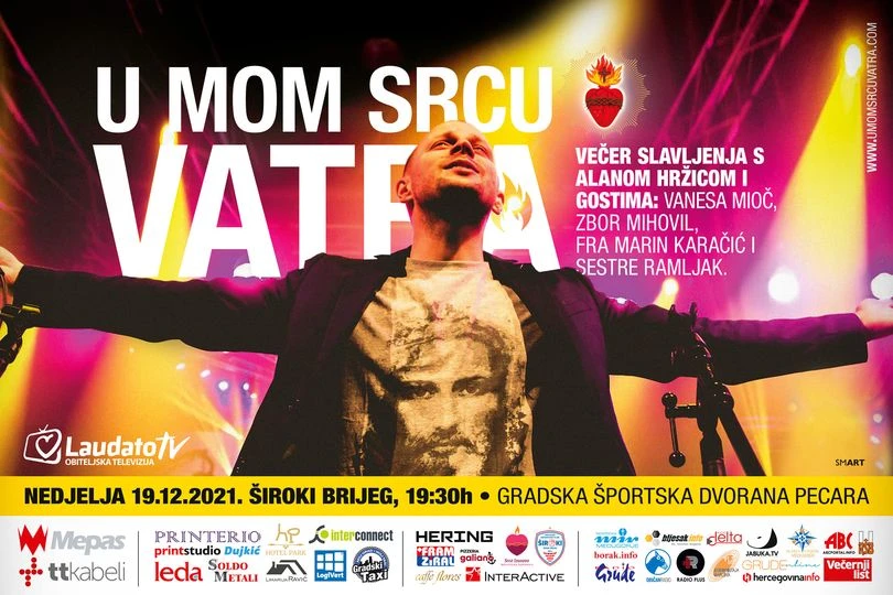  Danas službeno krenula prodaja ulaznica za koncert 'U mom srcu Vatra' u Širokom Brijegu