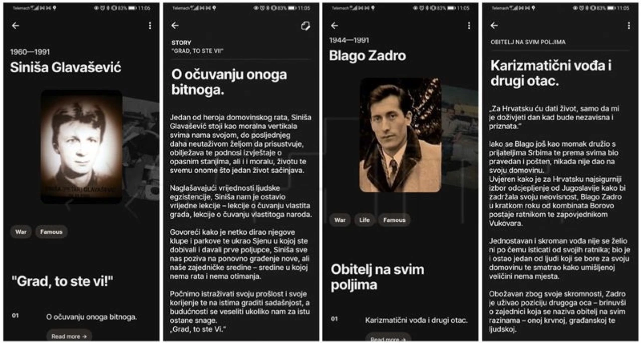 Aplikacija u kojoj se mogu sačuvati uspomene na sve žrtve Vukovara
