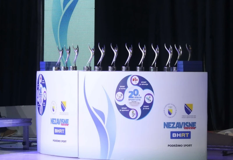 Skraćena lista nominiranih za najbolje sportiste godine u BiH