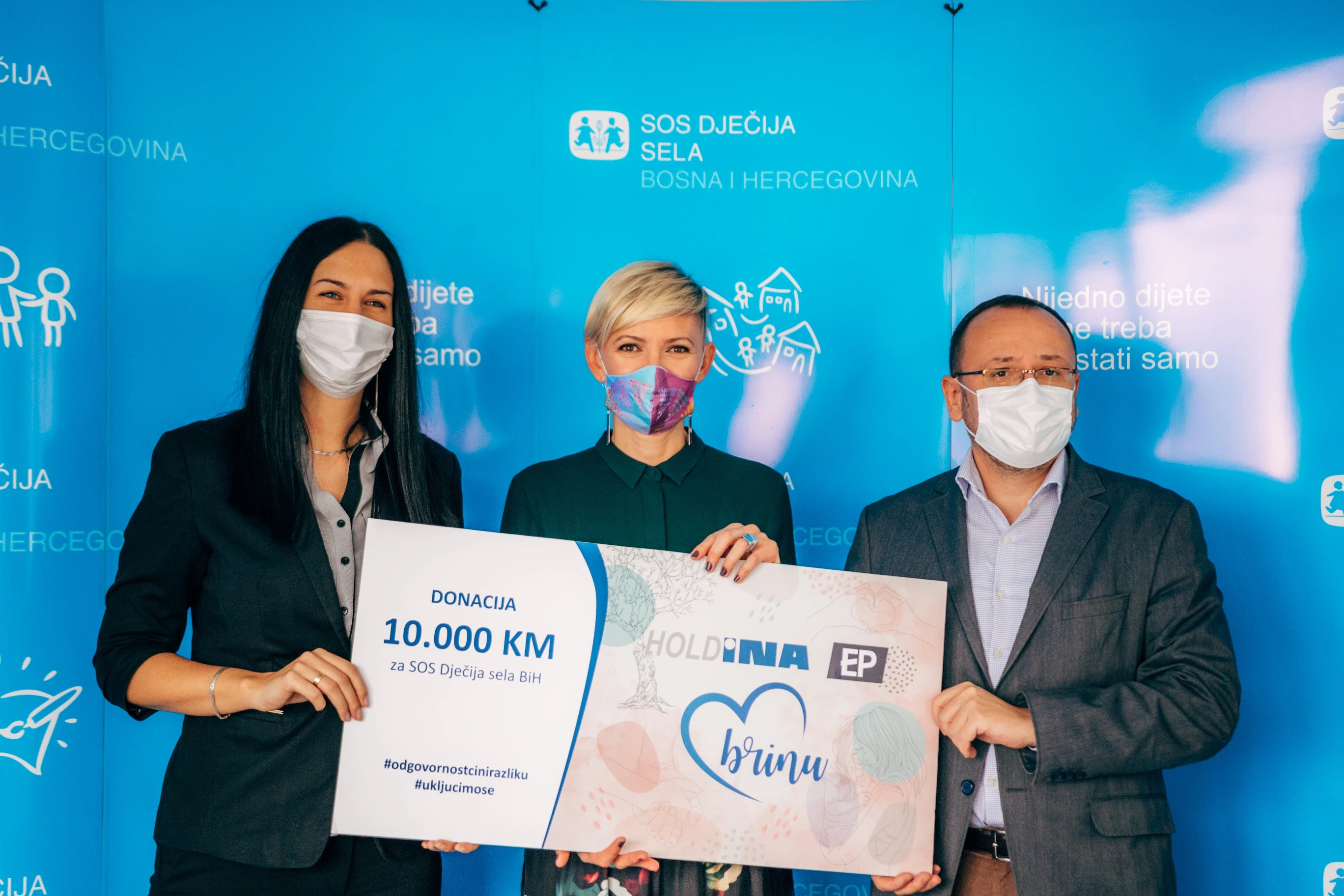 Holdina i Energopetrol donirali 10.000KM SOS Dječijim selima u BiH