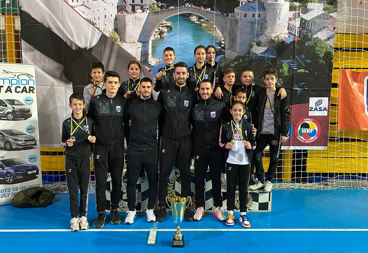 Karate klub Široki Brijeg odličan na turniru 4. Mostar Open