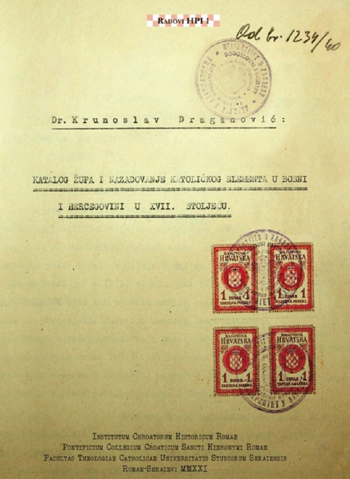 Promocija knjige dr. Krunoslava Draganovića