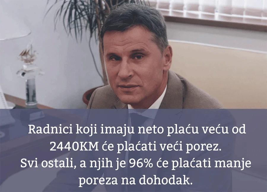 Fadil 'objasnio' zašto je za nas dobro povećanje poreza s 10 na 13 posto