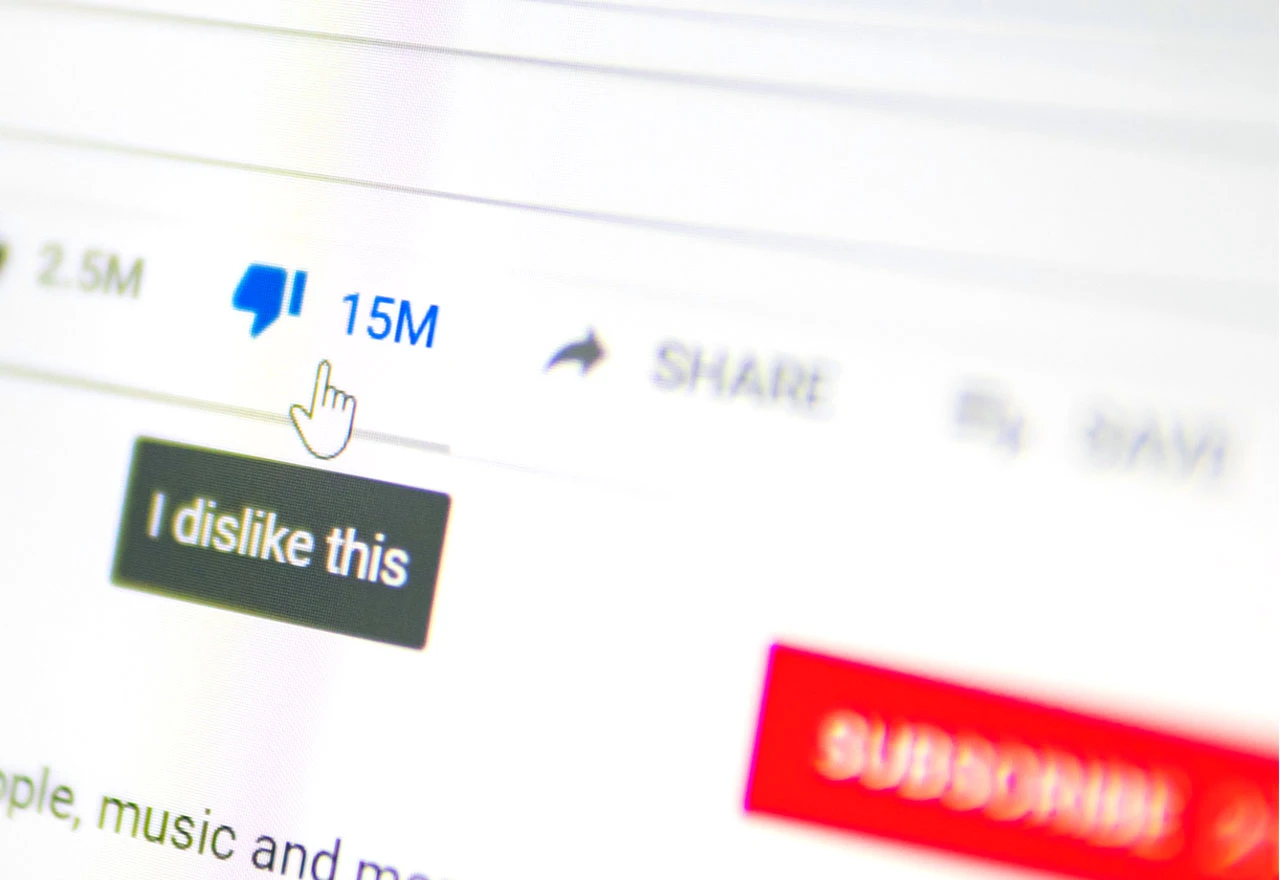 YouTube uklanja prikaz broja dislajkova