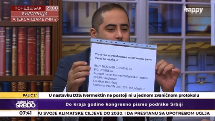 Mišo Vacić: “Donirajte novac Ratku Mladiću”