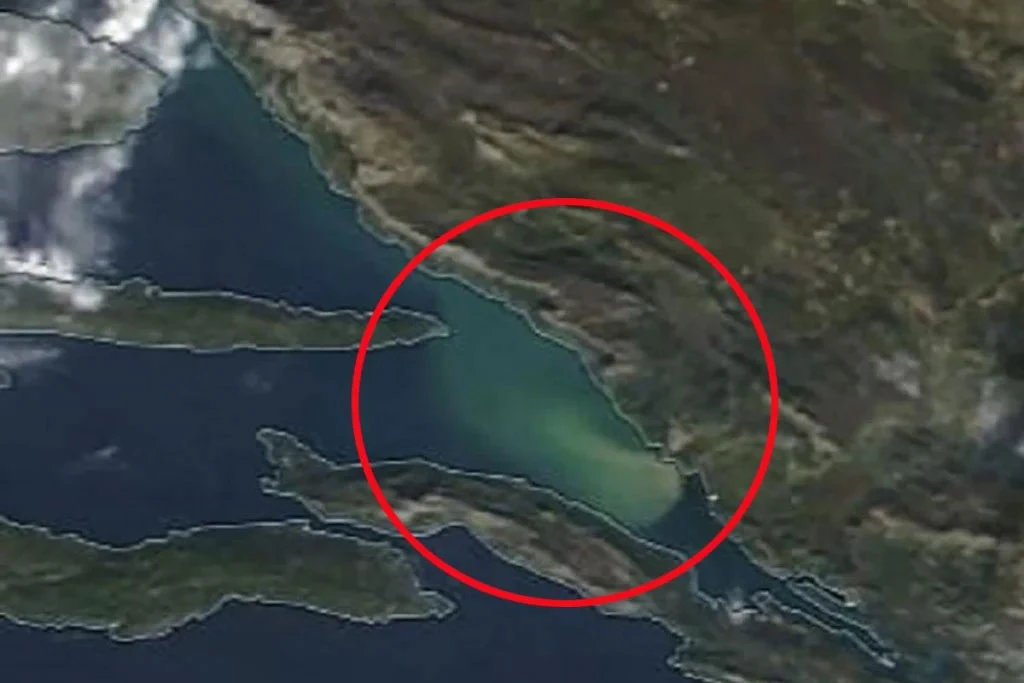 'Prljava Neretva' zamutila more, pojava se vidi i iz svemira