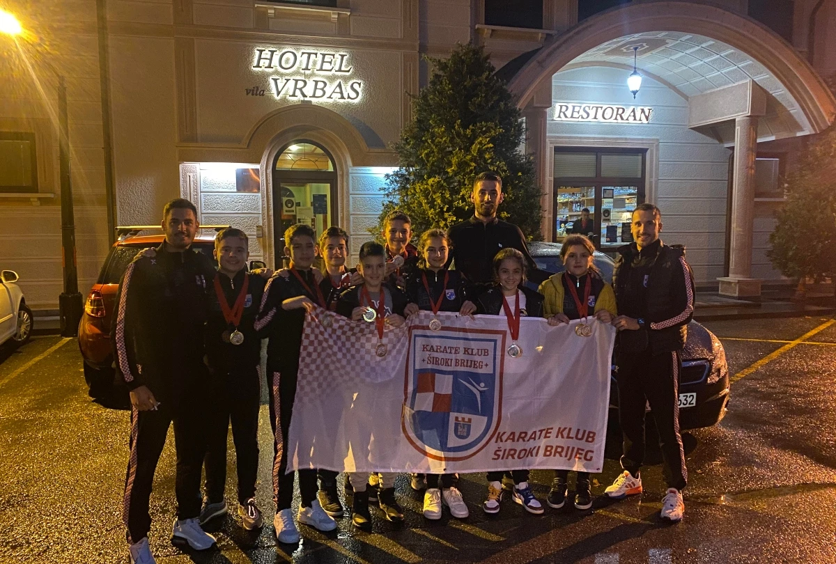 13 medalja za Karate klub Široki Brijeg