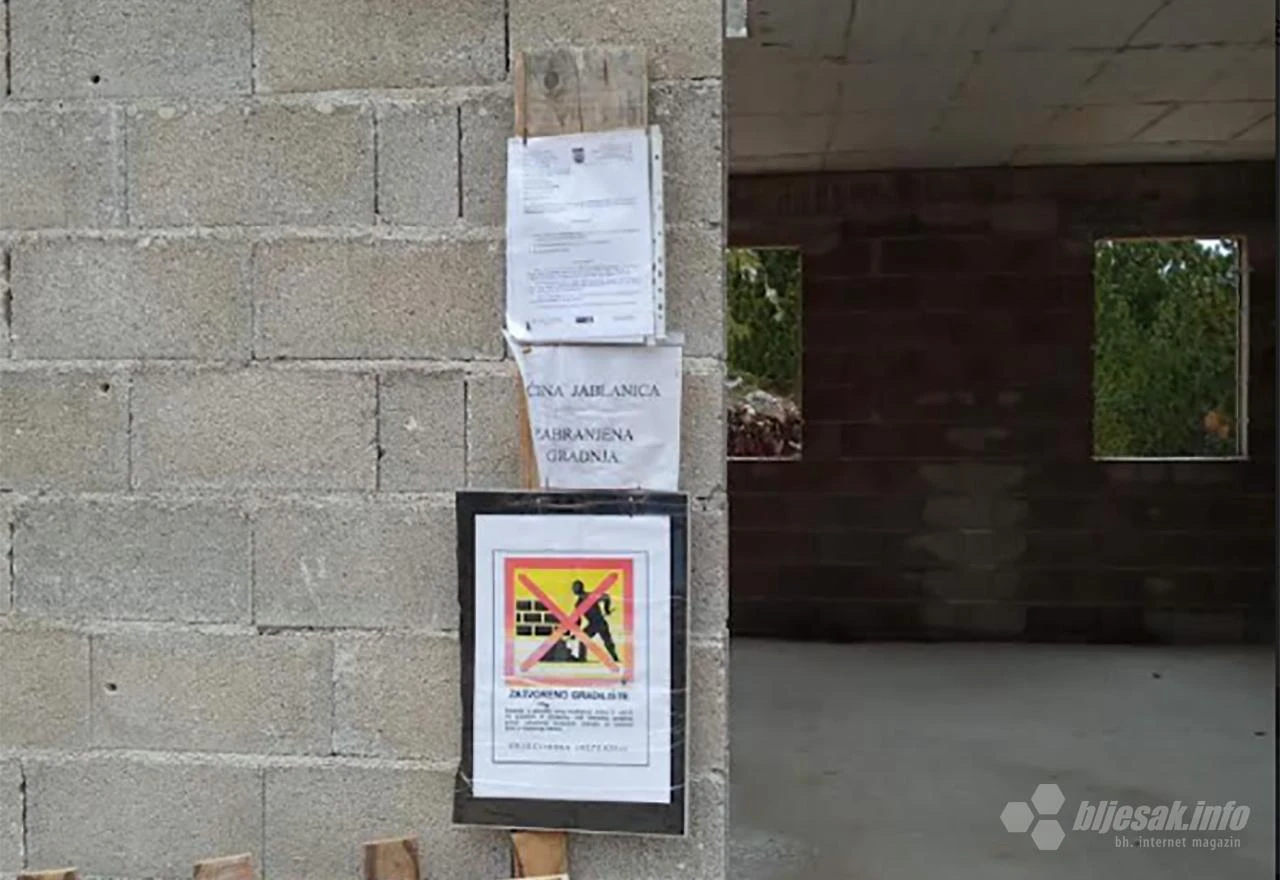 Inspekcija na Risovcu: Radovi nelegalni, naložena obustava