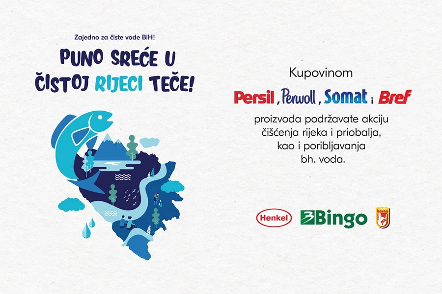 Puno sreće u čistoj rijeci teče