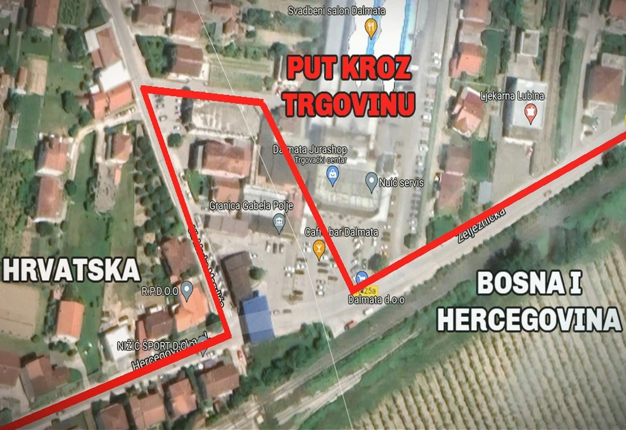 Čapljina: Preko granice kroz trgovinu, evo kako!