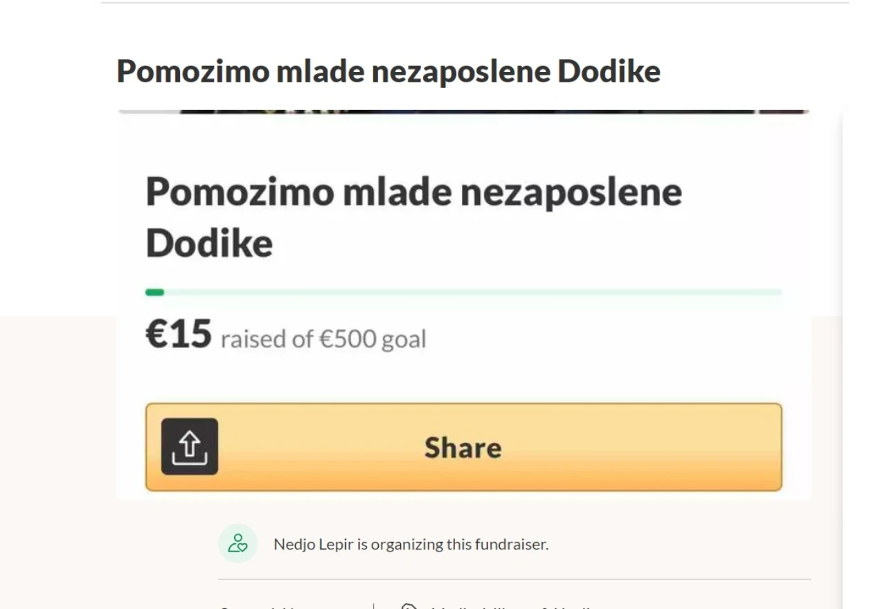Društvenim mrežama se širi humanitarna akcija za pomoć Dodikovoj obitelji