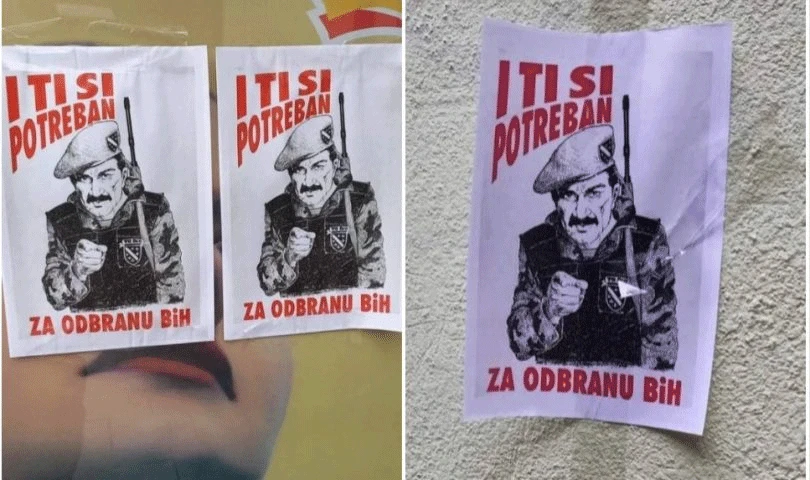 Ljepilo bez traga: Traži se istraga zbog plakata u Sarajevu