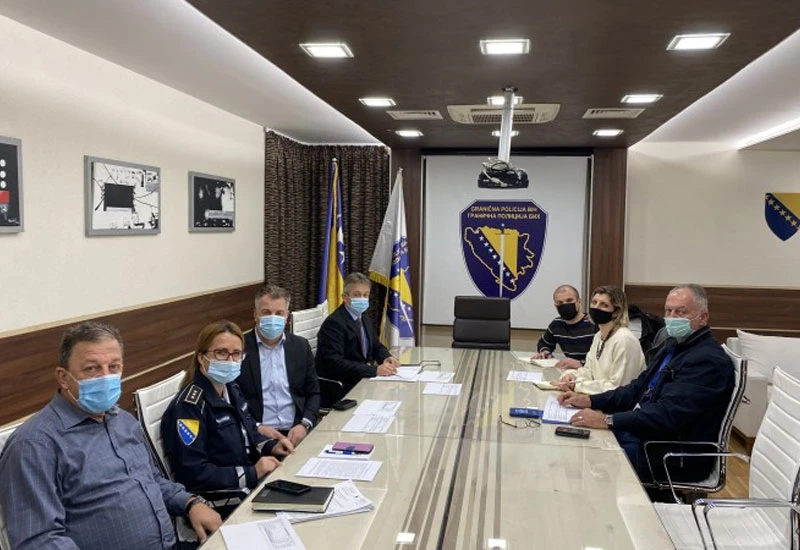 Predstavnici Granične policije BiH i IOM-a o tehničkoj potpori