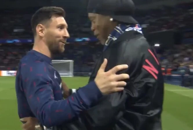 Genijalni Brazilac došao je pozdraviti svog nekadašnjeg suigrača iz Barcelone