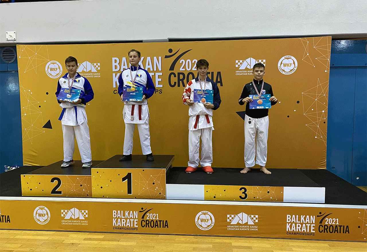 Medalja za karate klub Široki Brijeg i Hrvatsku reprezentaciju
