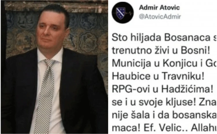 Oglasio se bh. konzul koji poziva na rat: ''Što je sporno u svemu tome?''
