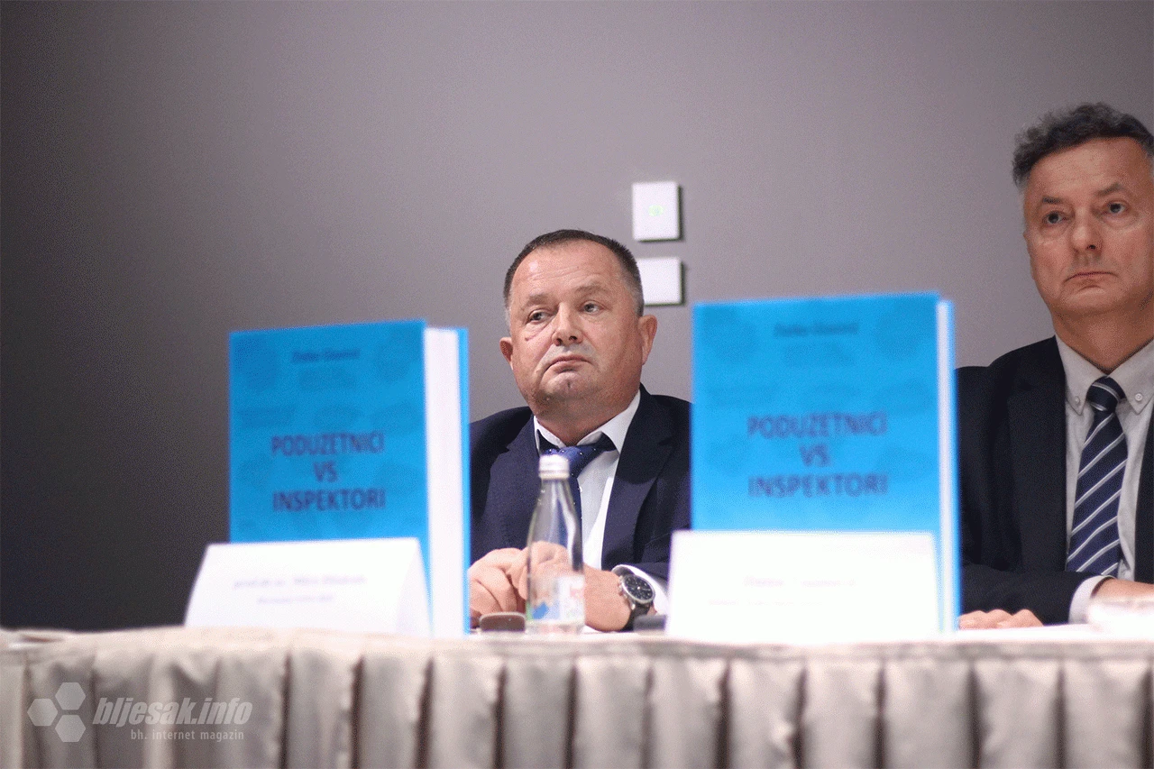 Zlatko Glavinić u Čapljini predstavio knjigu ''Poduzetnici vs. Inspektori'' 
