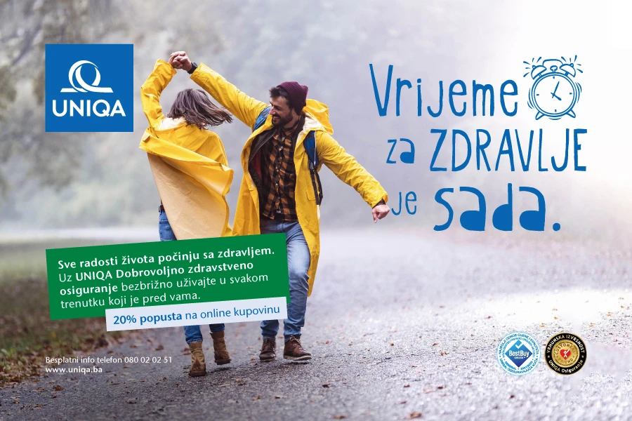 UNIQA Osiguranje: Vrijeme za zdravlje je sada