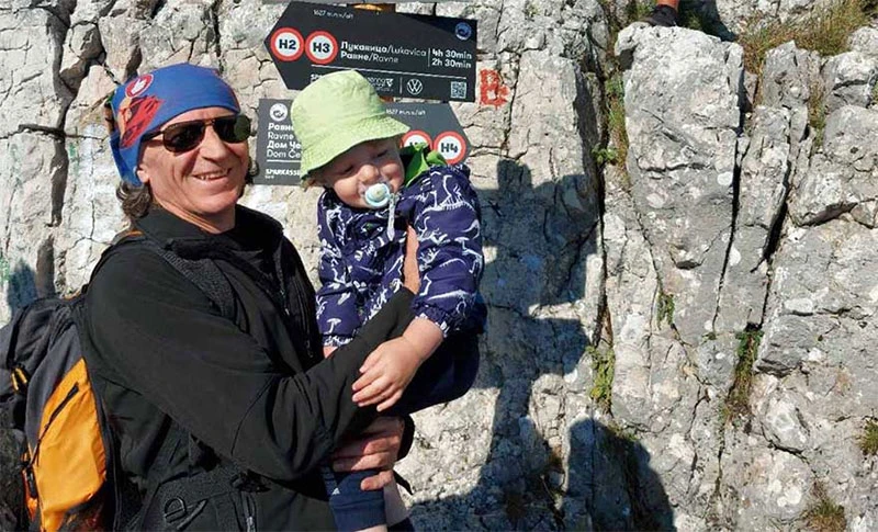 Dvogodišnjak na vrhu Trebevića