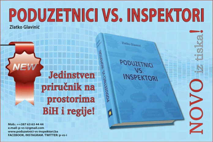 Poduzetnici vs. inspektori, knjiga za one koji su 'zaplivali' nemirnom rijekom poduzetništva na našim prostorim