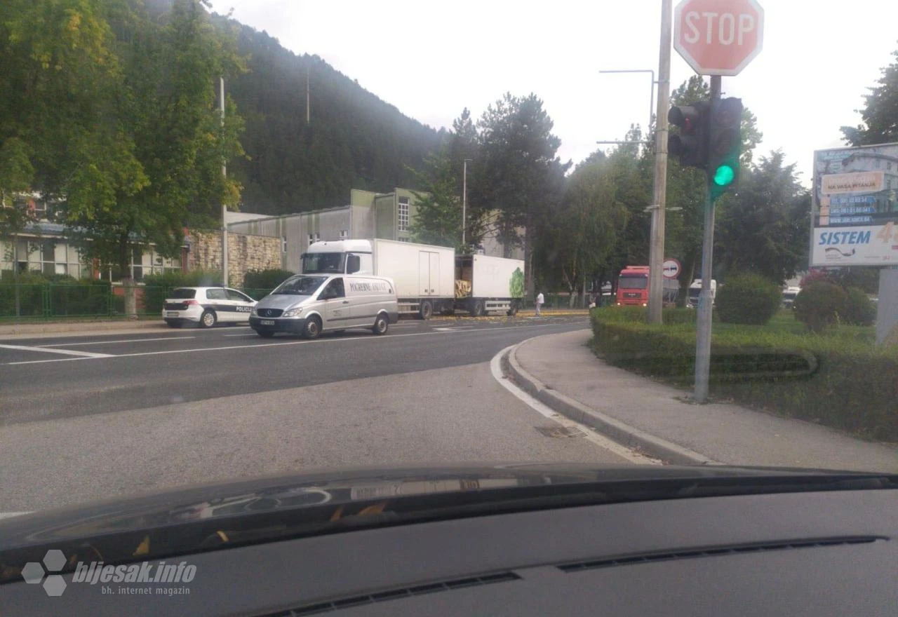 Jablanica: Mandarine na cesti zbunile vozače