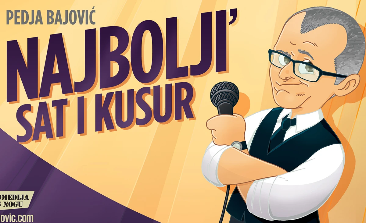 Stand up komedija u OKC Abrašević, stiže Peđa Bajović